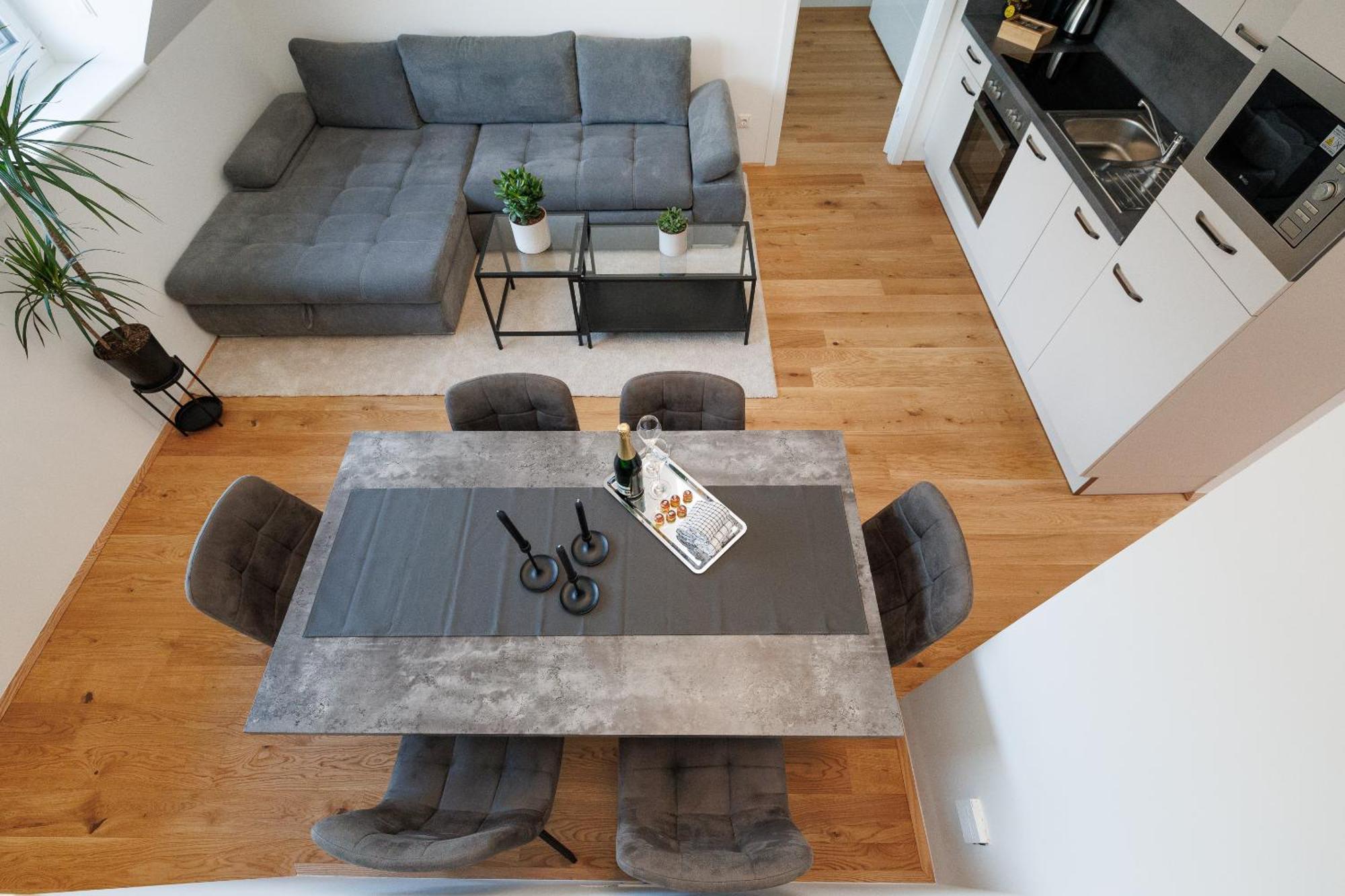 Symphony Apartments 41 - Modern Loft With Terrace And Grill In Central Location Bécs Kültér fotó